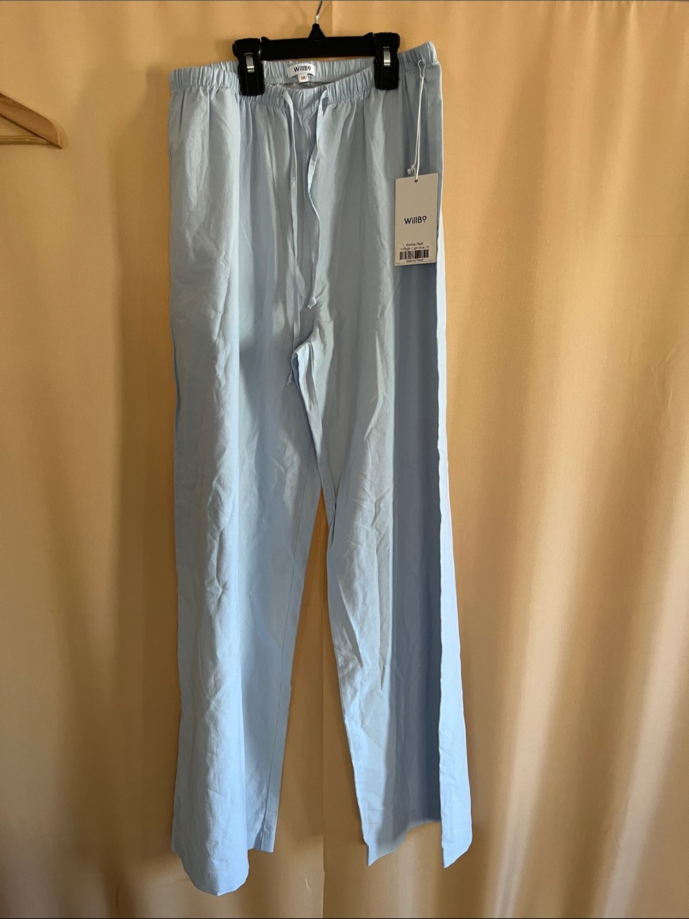 Light Blue Women's Boot Cut Pants